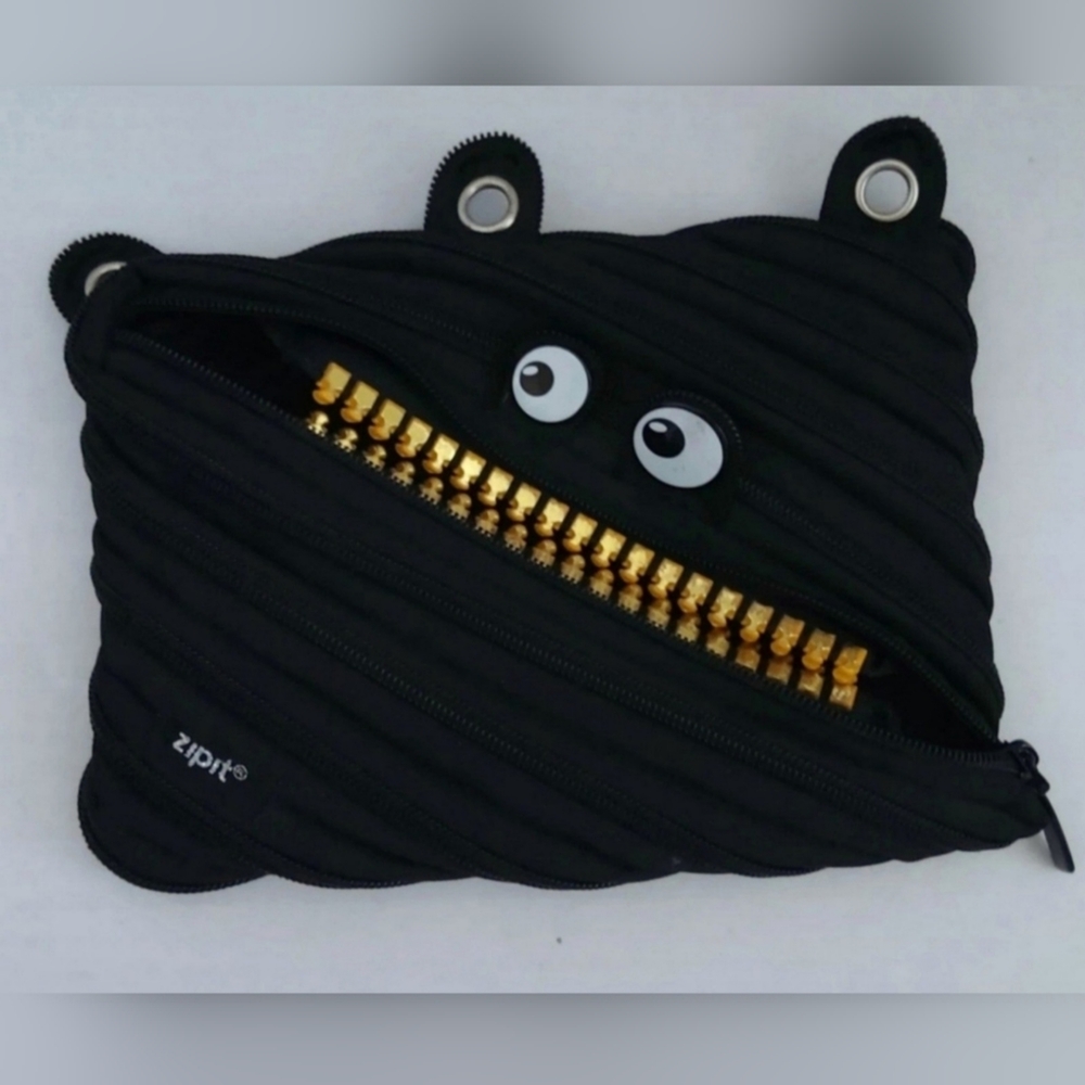 Zipit black beast soft pencil bag (NWOTS)